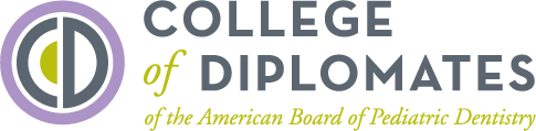 The logo for the college of diplomates of the american board of pediatric dentistry