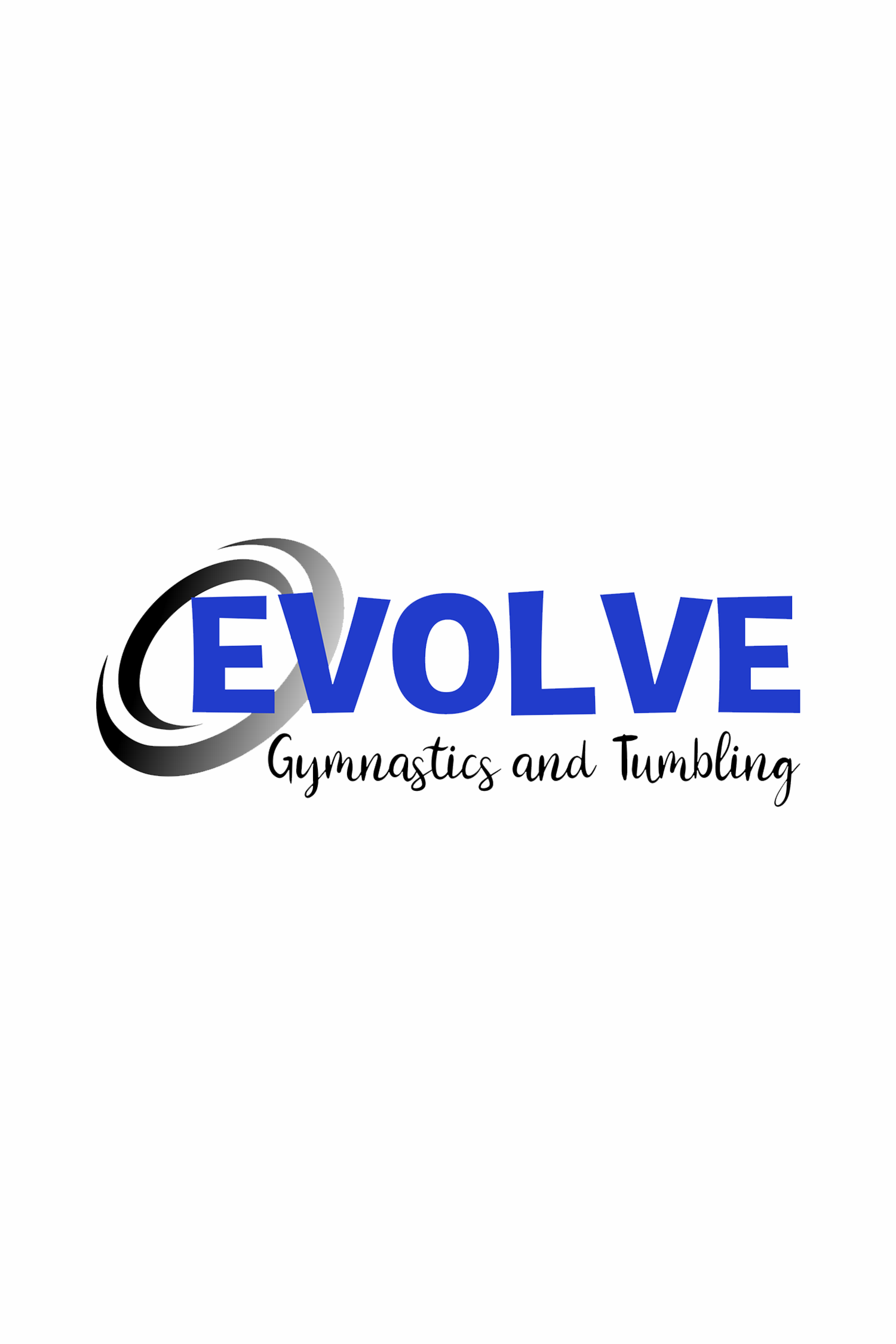 EVOLVE logo in blue and black with the tagline “Empowering and Training” underneath