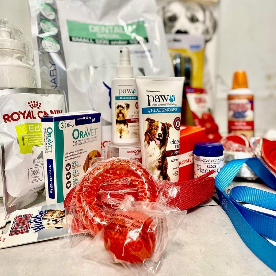 A Variety of Dog Products Including Royal Canin Paw — Palms Vets–Hermit Park in Hermit Park, QLD