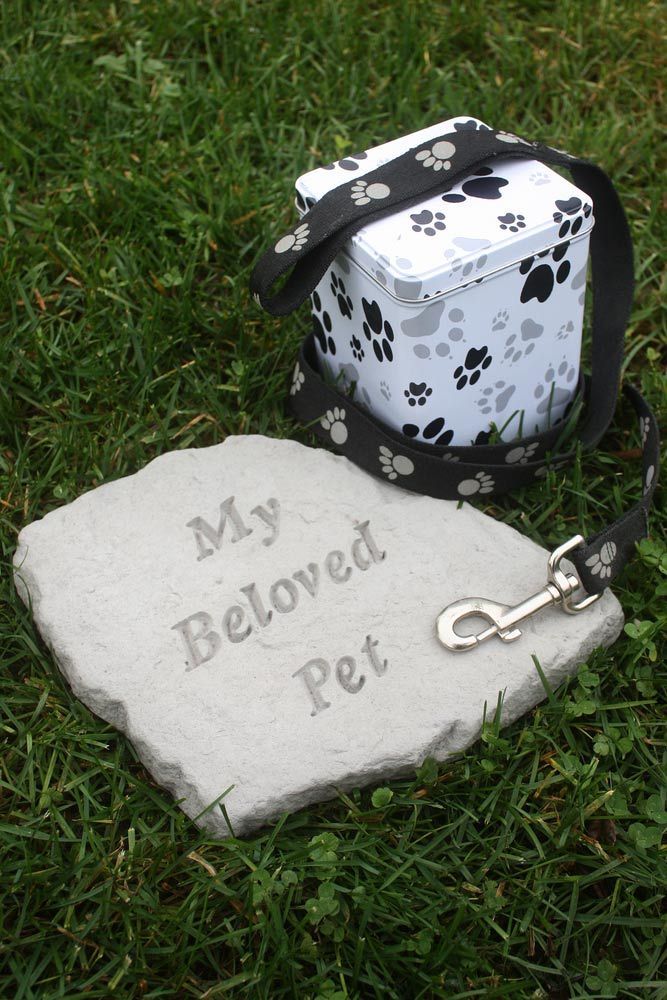 A Stone With the Words My Beloved Pet Written on It — Palms Vets–Hermit Park in Hermit Park, QLD