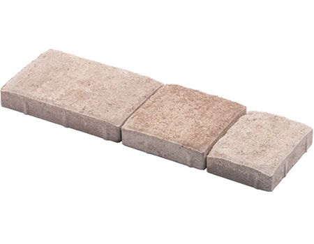 A row of bricks sitting on top of each other on a white background.