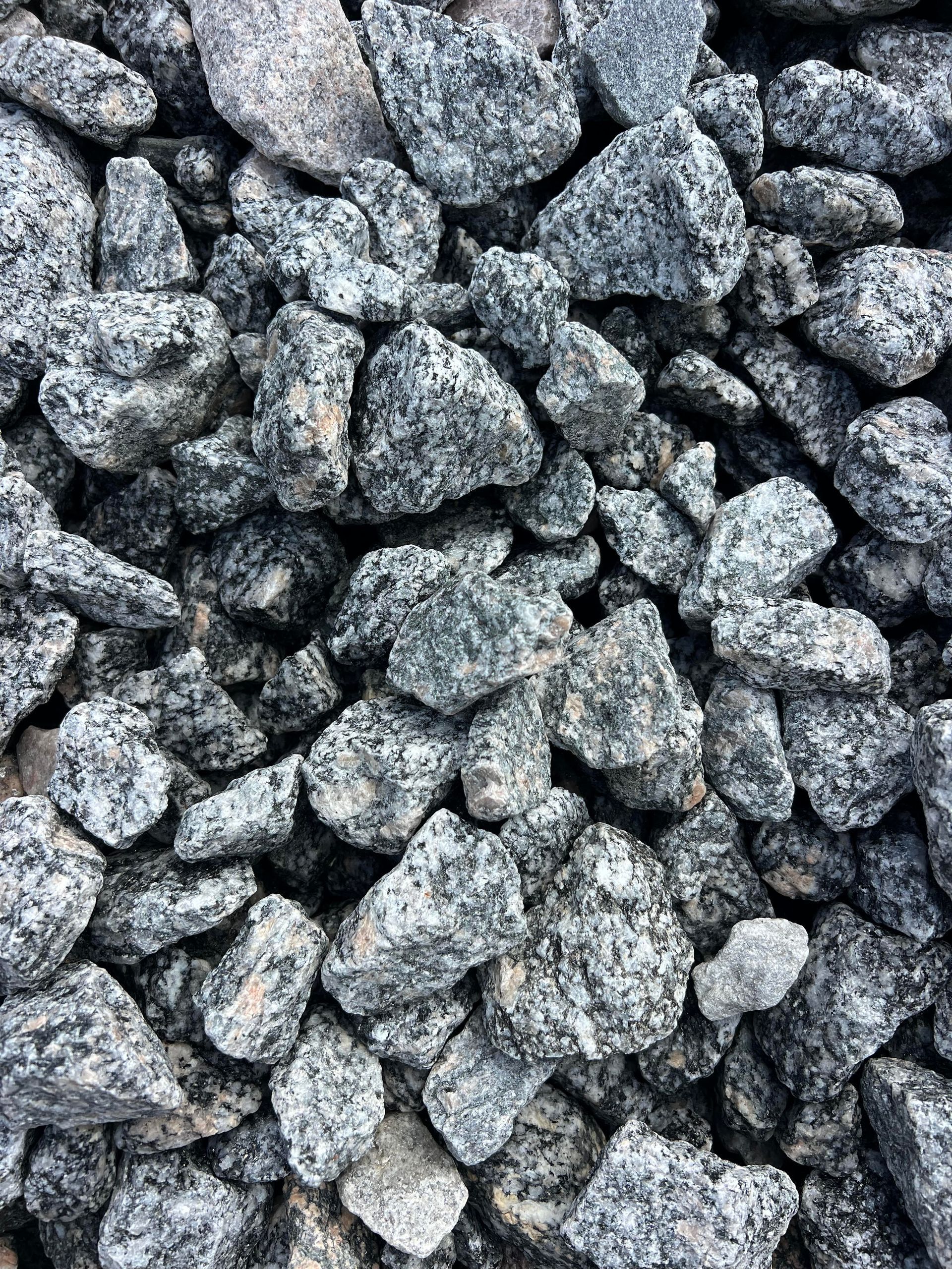 A pile of rocks sitting on top of each other.