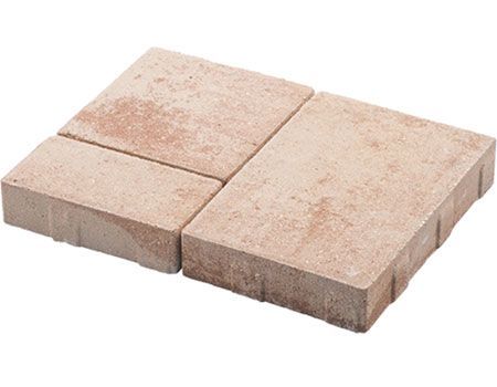 A close up of a brick on a white background