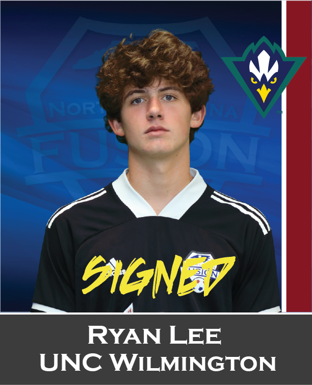 Unc Wilmington athlete portrait in black jersey with “SIGNED” text and Blue Hens logo.