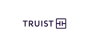 Truist logo in dark purple text with a square icon containing an H.