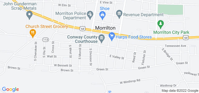 Map of business location