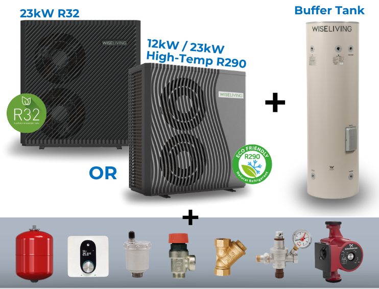 Hydronic Heat Pump Kits