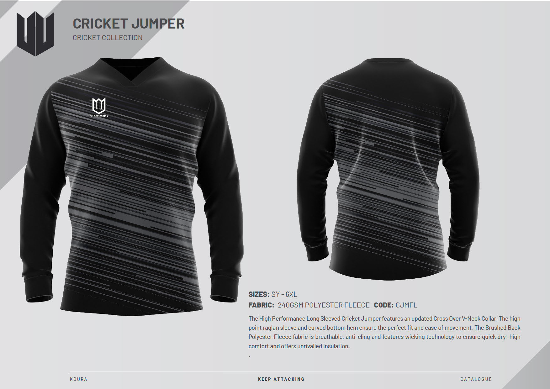 A black shirt with a geometric pattern on it