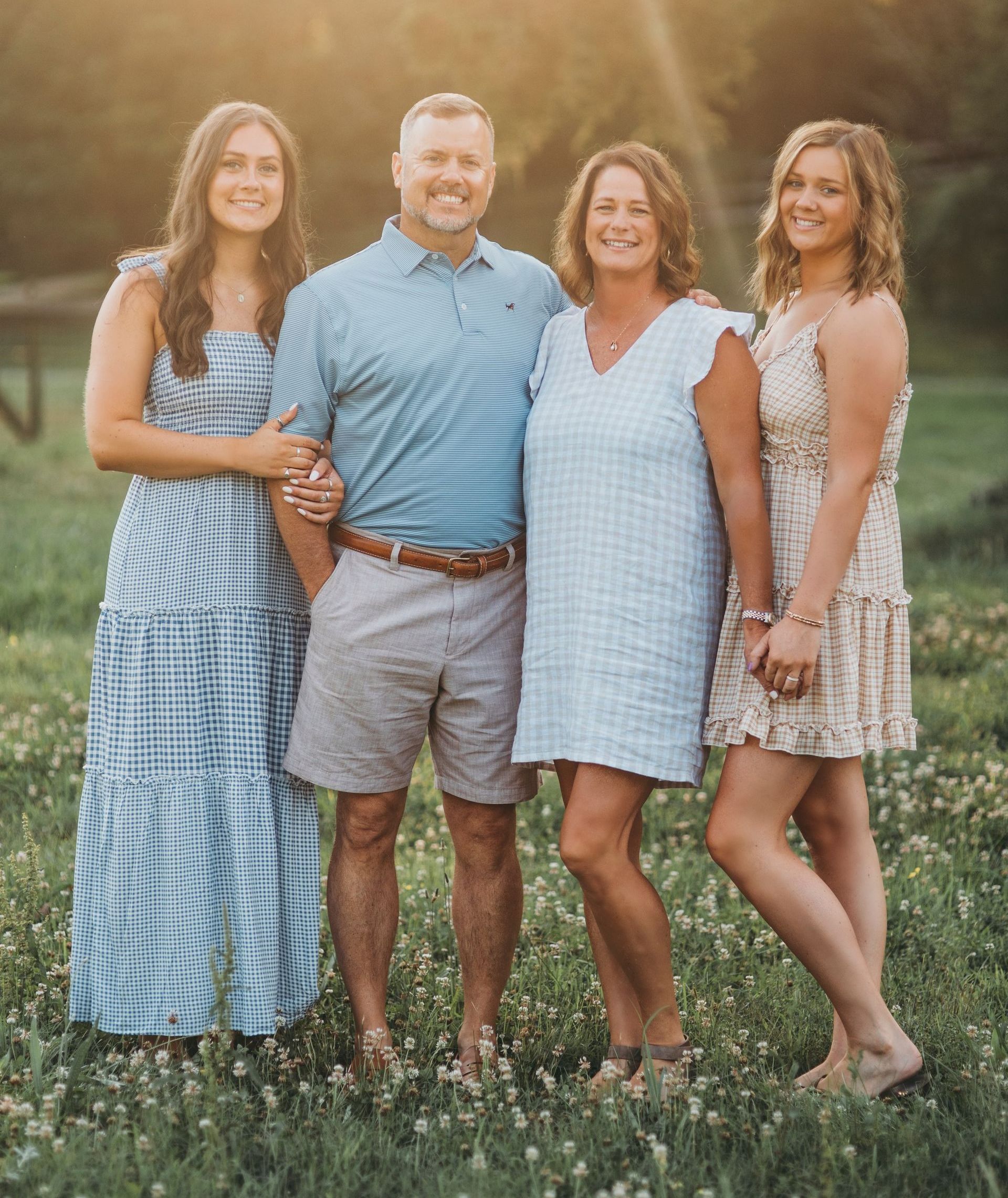 Shawn Rogers with his family