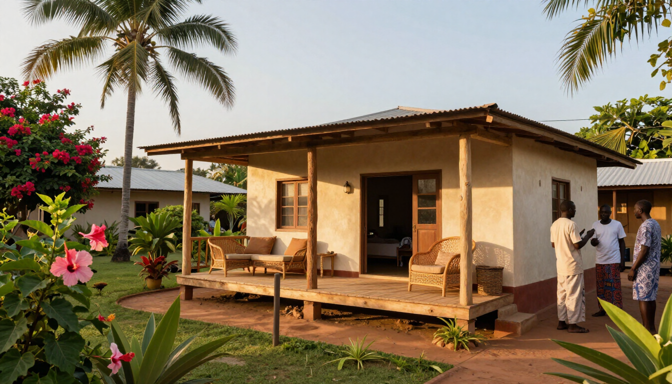 Gastenverblijf van de Elim Foundation in Gambia