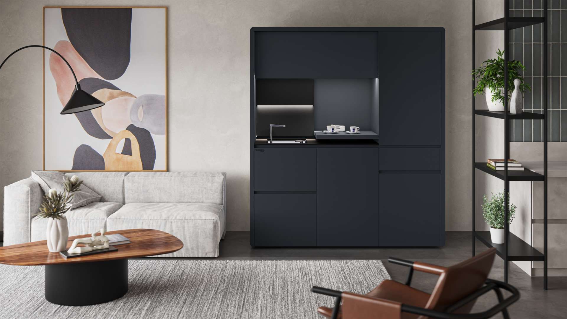 Benefits of a free standing compact kitchen