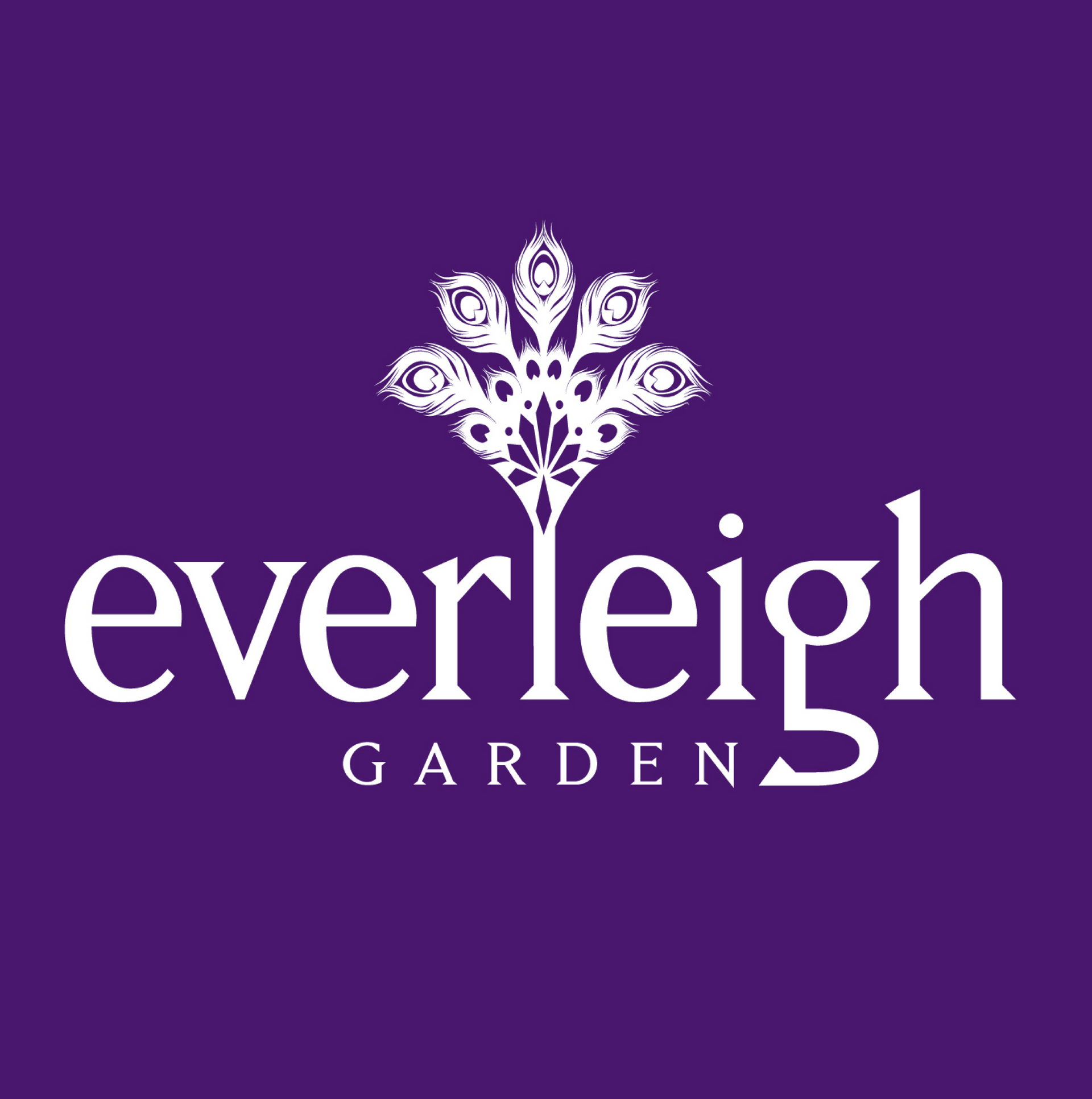 Purple logo with