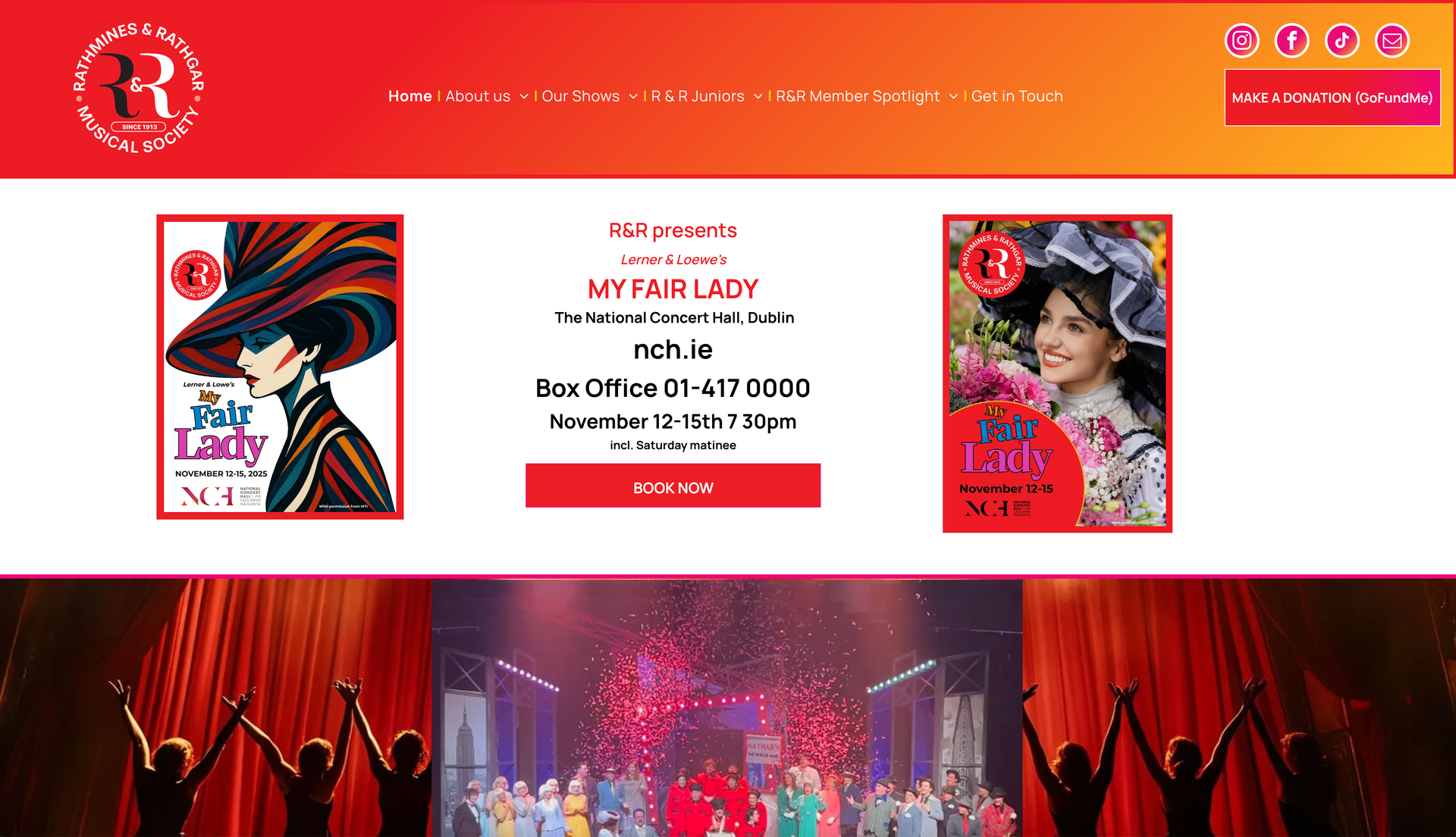 Website promoting 