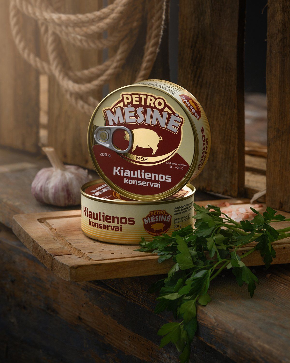 Canned pork