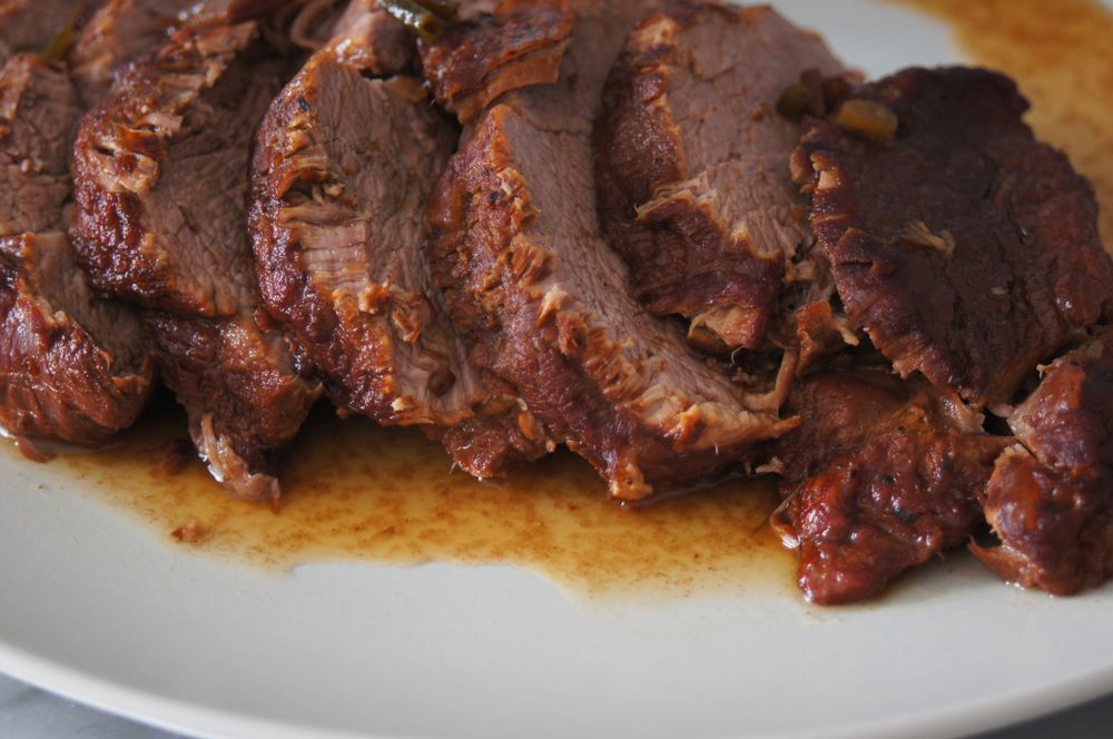 Cooked Roasted Meat in a Plate — Tre's Carvery in Mount Sheridan, QLD