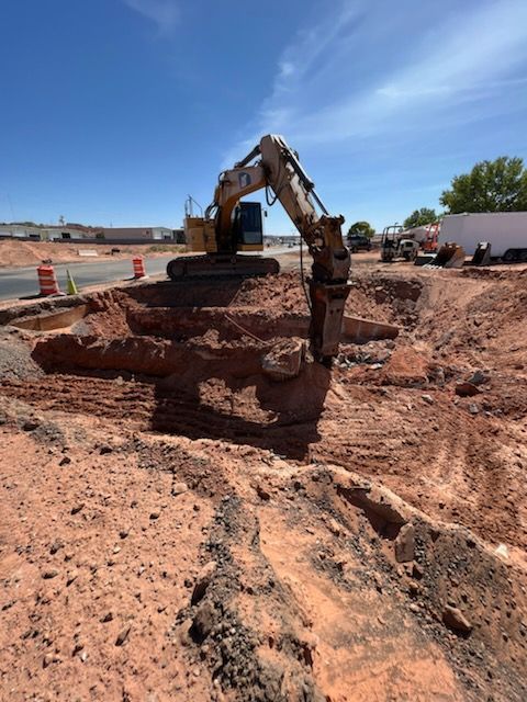 Excavating — Concrete Paving Job in Cedar City, UT Excavating — Concrete Paving Job in Cedar City, UT