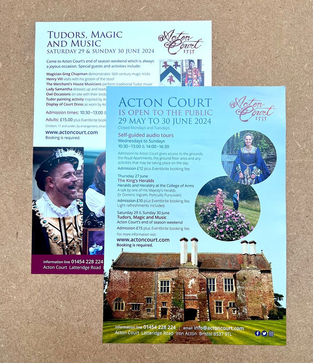 Acton Court flyer