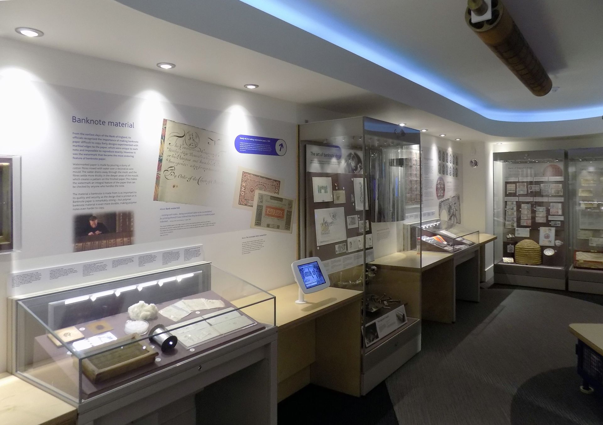 Bank of England Museum Bank note gallery 2
