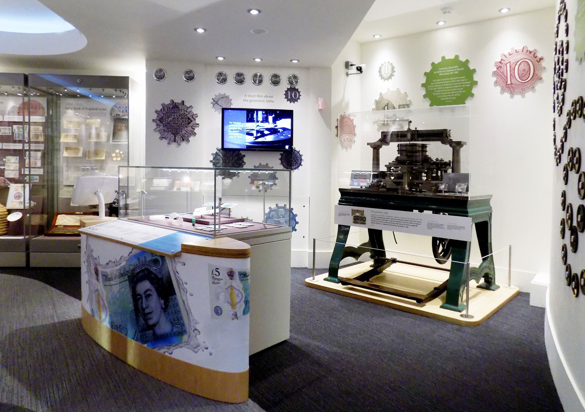 Bank of England Museum Bank note gallery 3