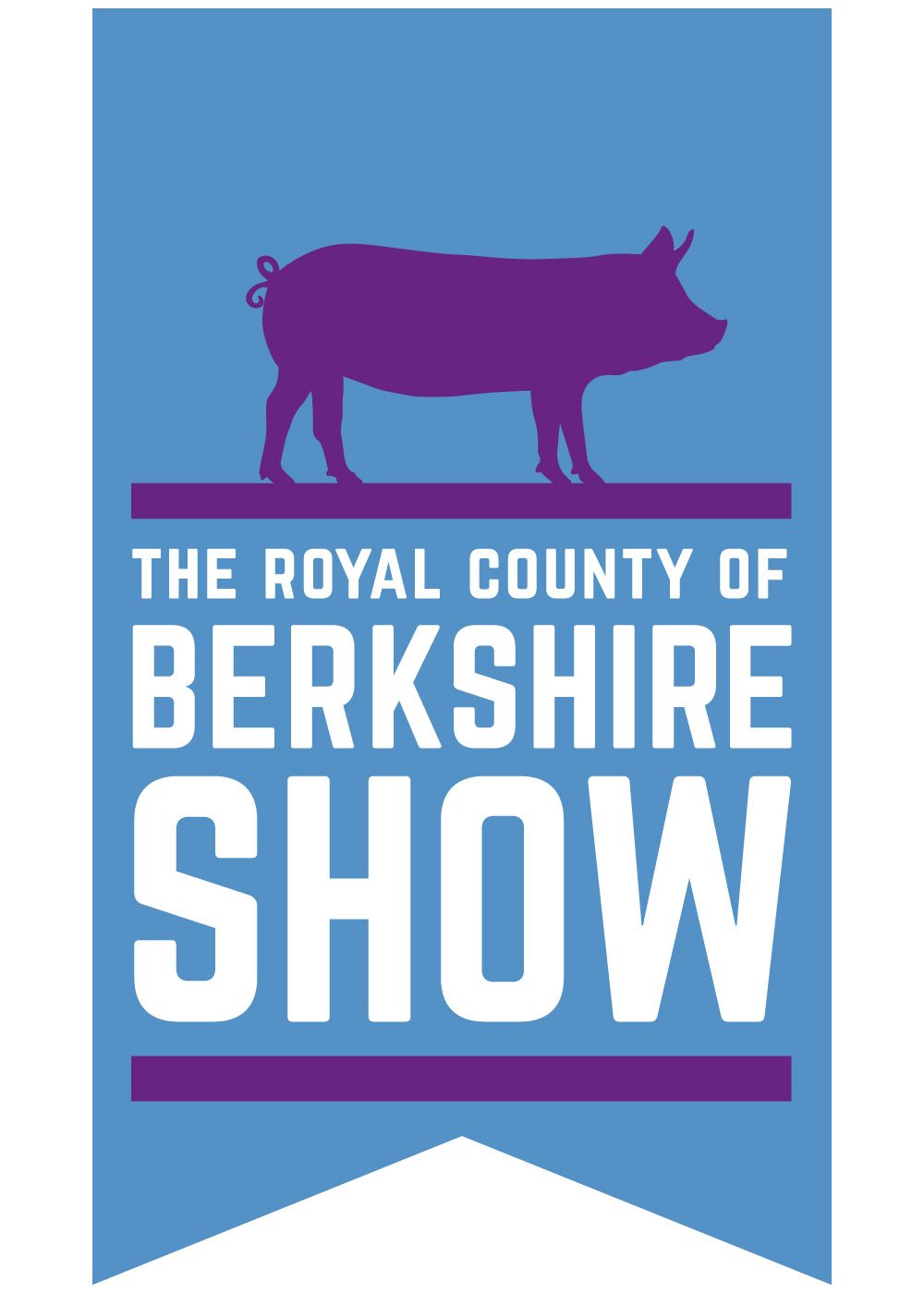 Royal County of Berkshire Show logo ribbon