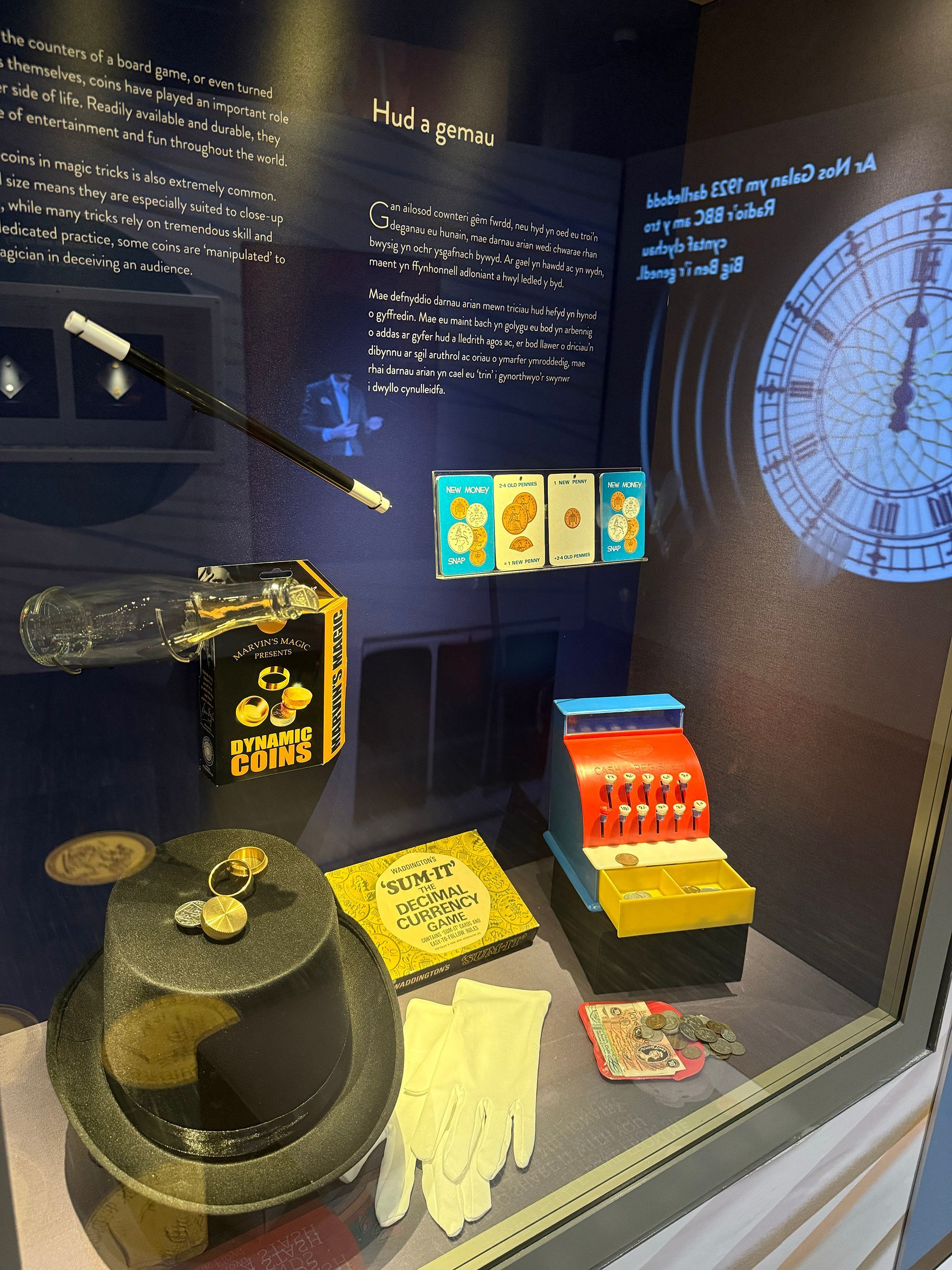 Secret Life of Coins magic display