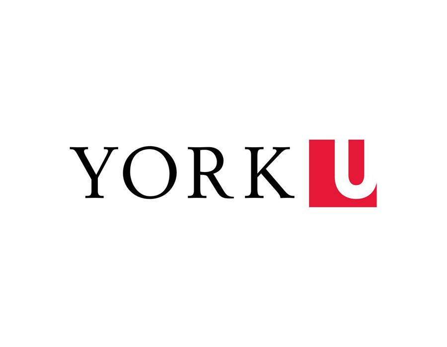 York University logo: Black text