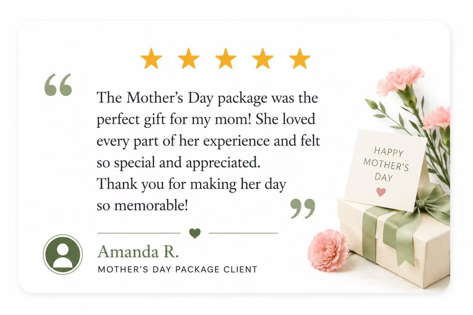 5-star spa Package client review for Healing Hands Spa in Novi, MI