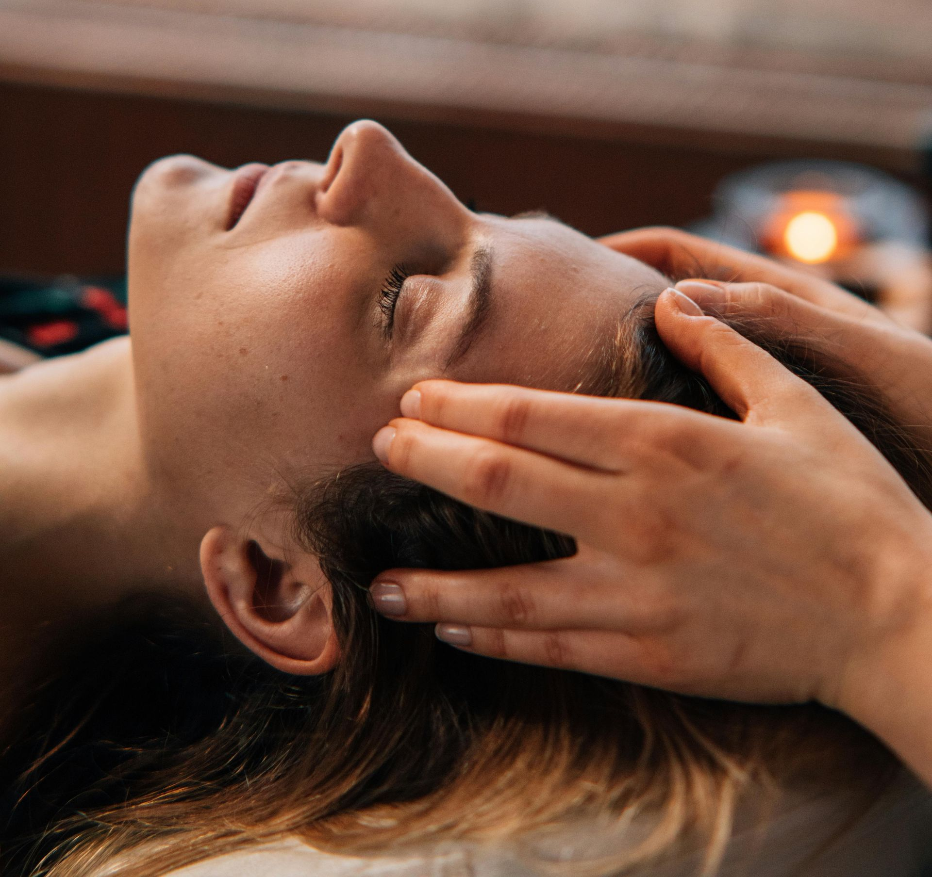 Head massage treatment at Healing Hands Spa in Novi, MI