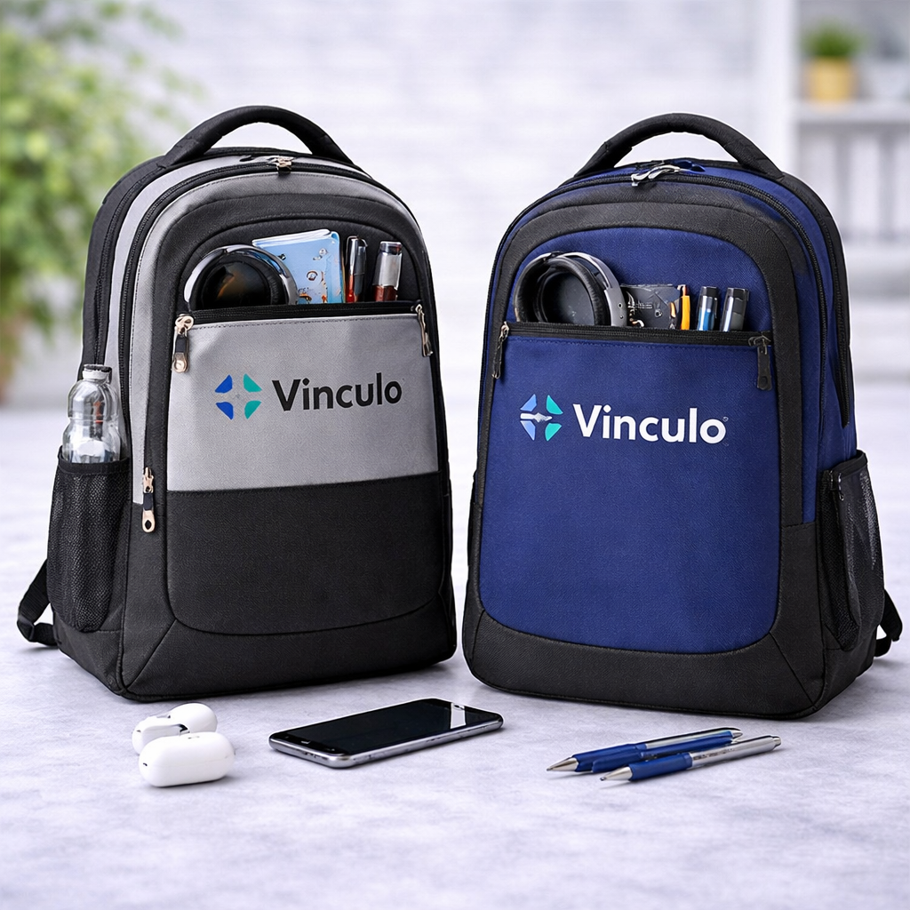 Dos mochilas con la marca