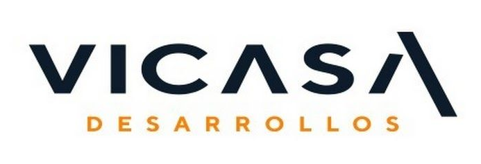 El logotipo de VICASA DESARROLLOS presenta la palabra 