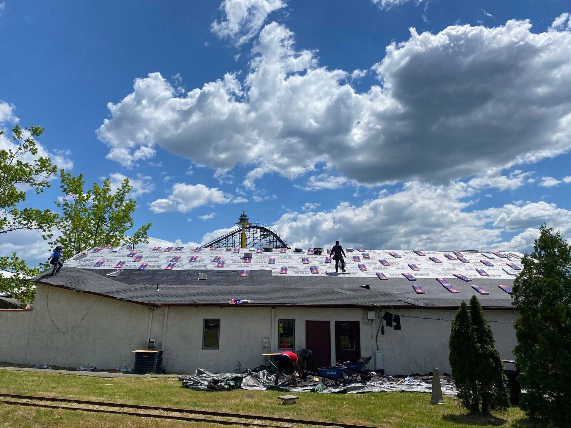 Exterior roofing evaluation for roof replacement