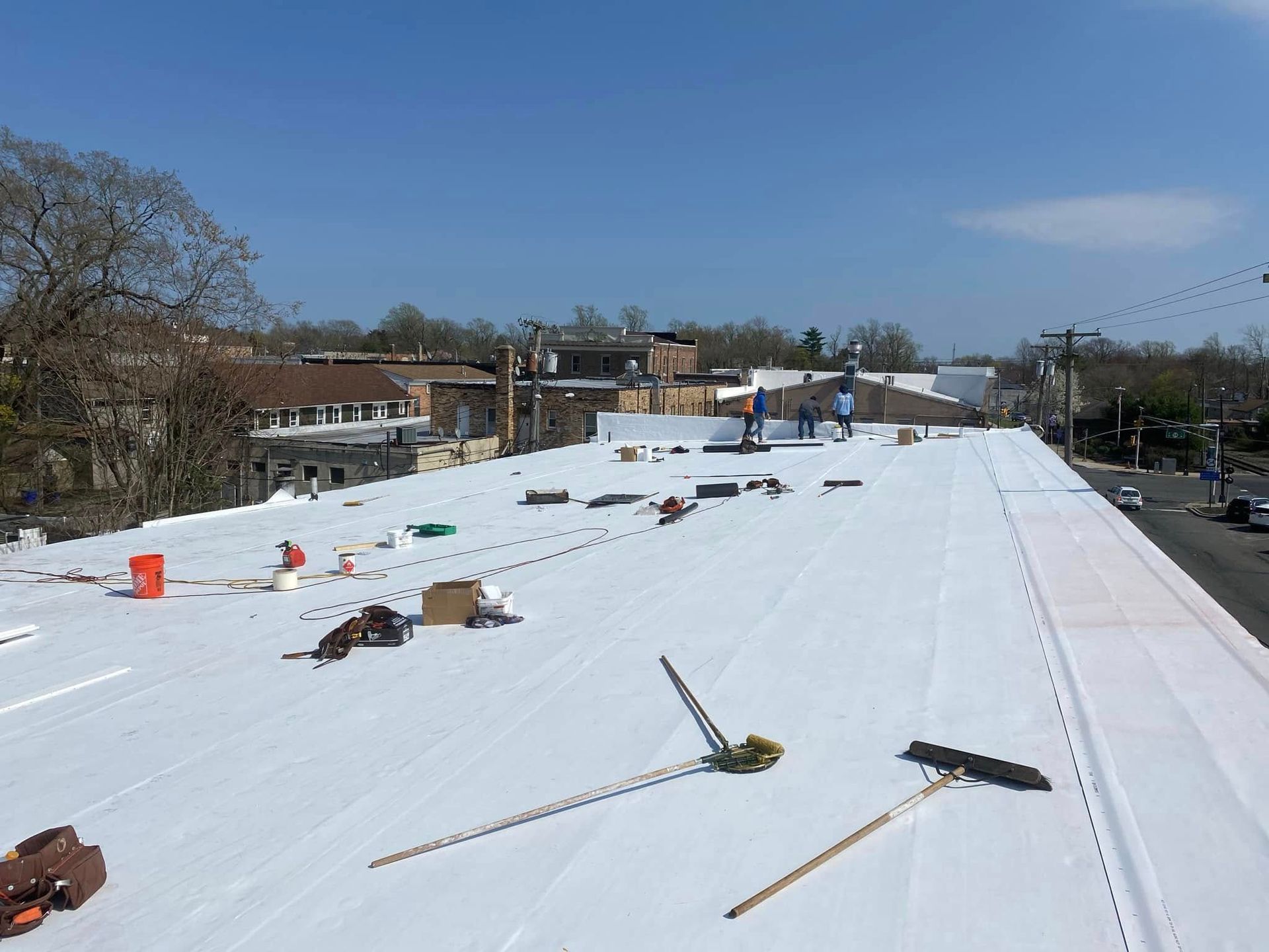 TPO Roof Installation service for homes and businesses in South Jersey