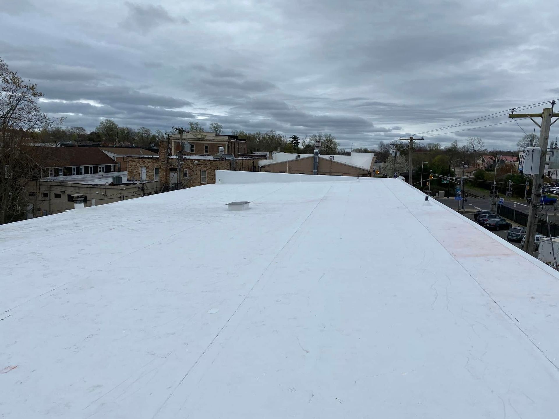 Exterior roofing evaluation for tpo roof installation