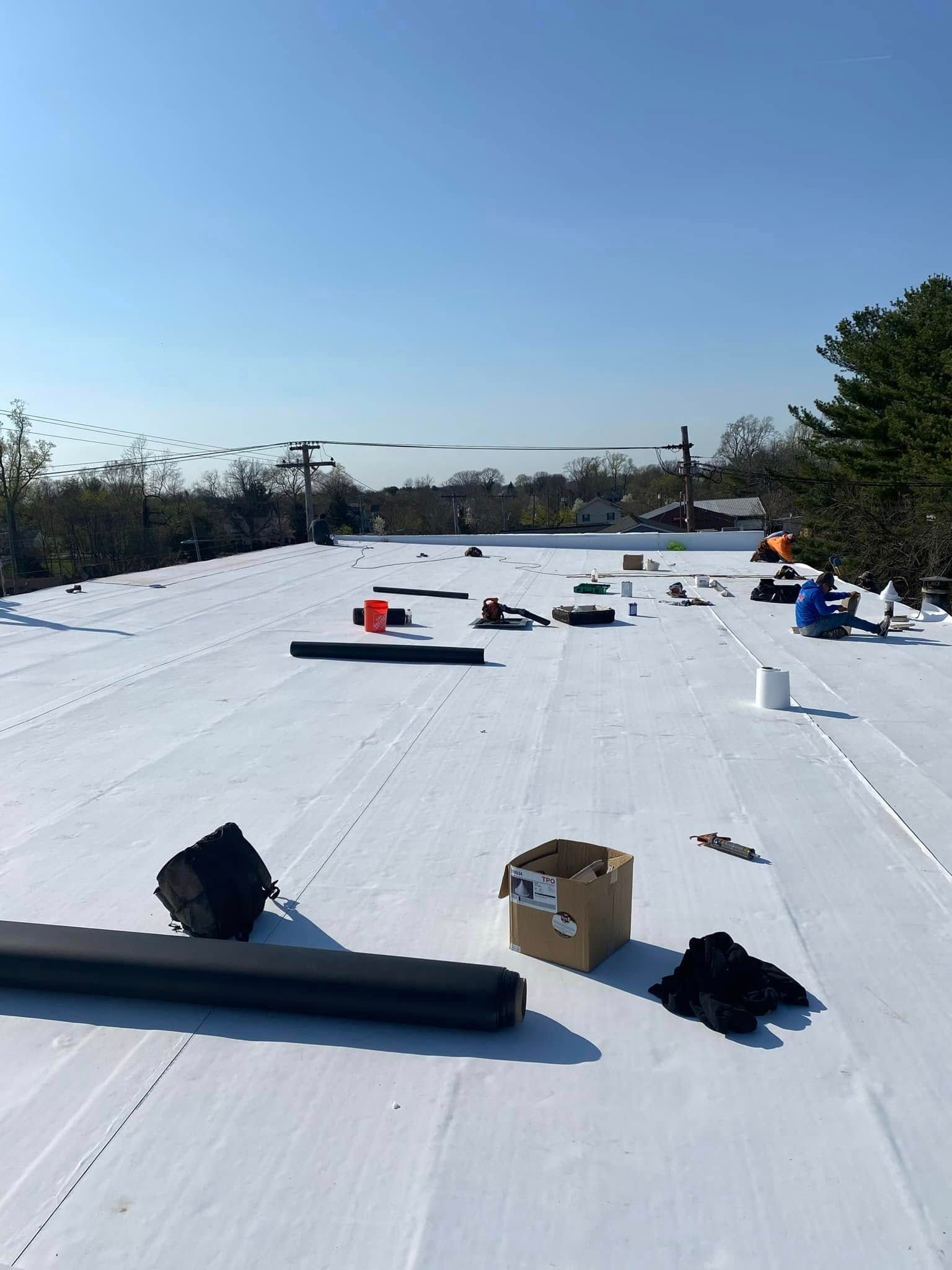 TPO Roof Repair service for homes and businesses in South Jersey