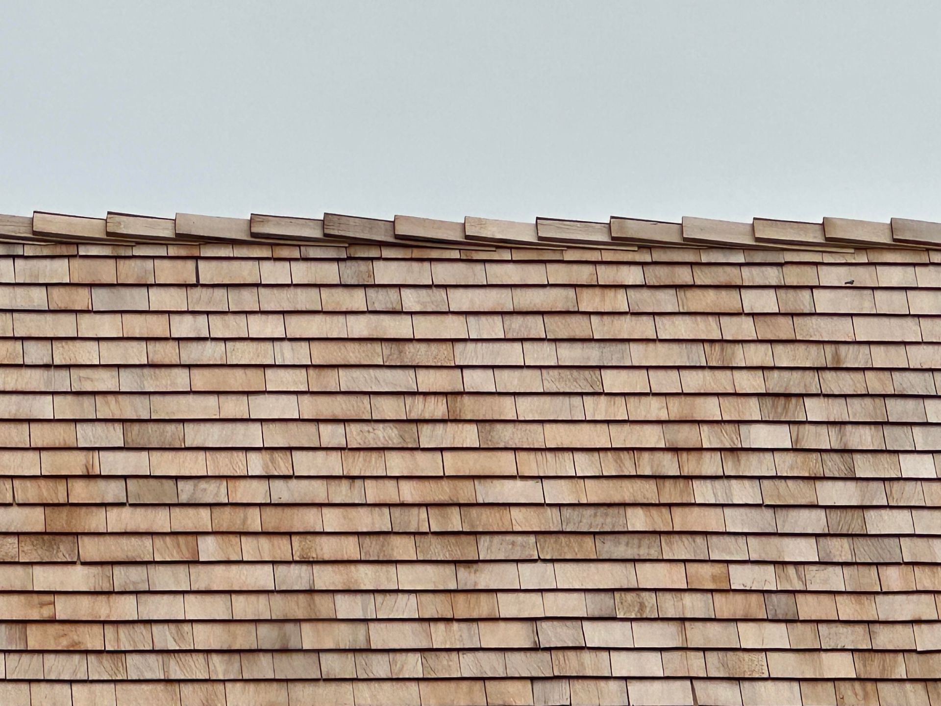 Exterior roofing evaluation for wood shake repair