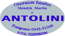 Un logo per un'impresa di pompe funebri chiamata Antonini
