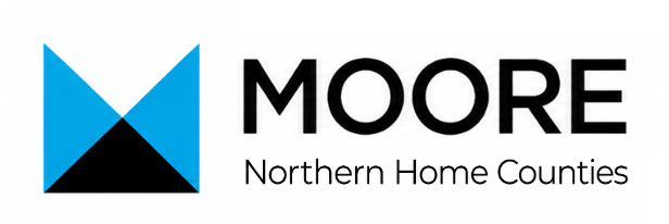 Moore Northern Home Counties logo - bringing you Audit, Accounting, Tax, Payroll, Trusts, Estates, Probate and Wills specialist in Goffs Oak Enfield, Stevenage and across Hertfordshire, Essex and the home counties