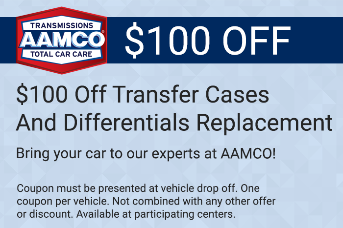 AAMCO 100 off coupon