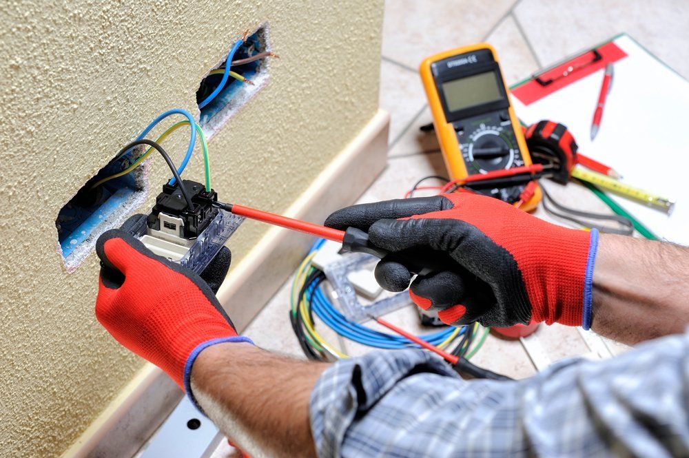Electrician Technician at Work — Midlothian, VA — Family Electric
