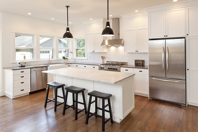 Kitchen with Lightings Installed — Midlothian, VA — Family Electric