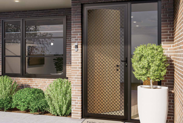 A Close Up of a Screen on a Door— Budget Screens & Awnings in South Lismore, NSW