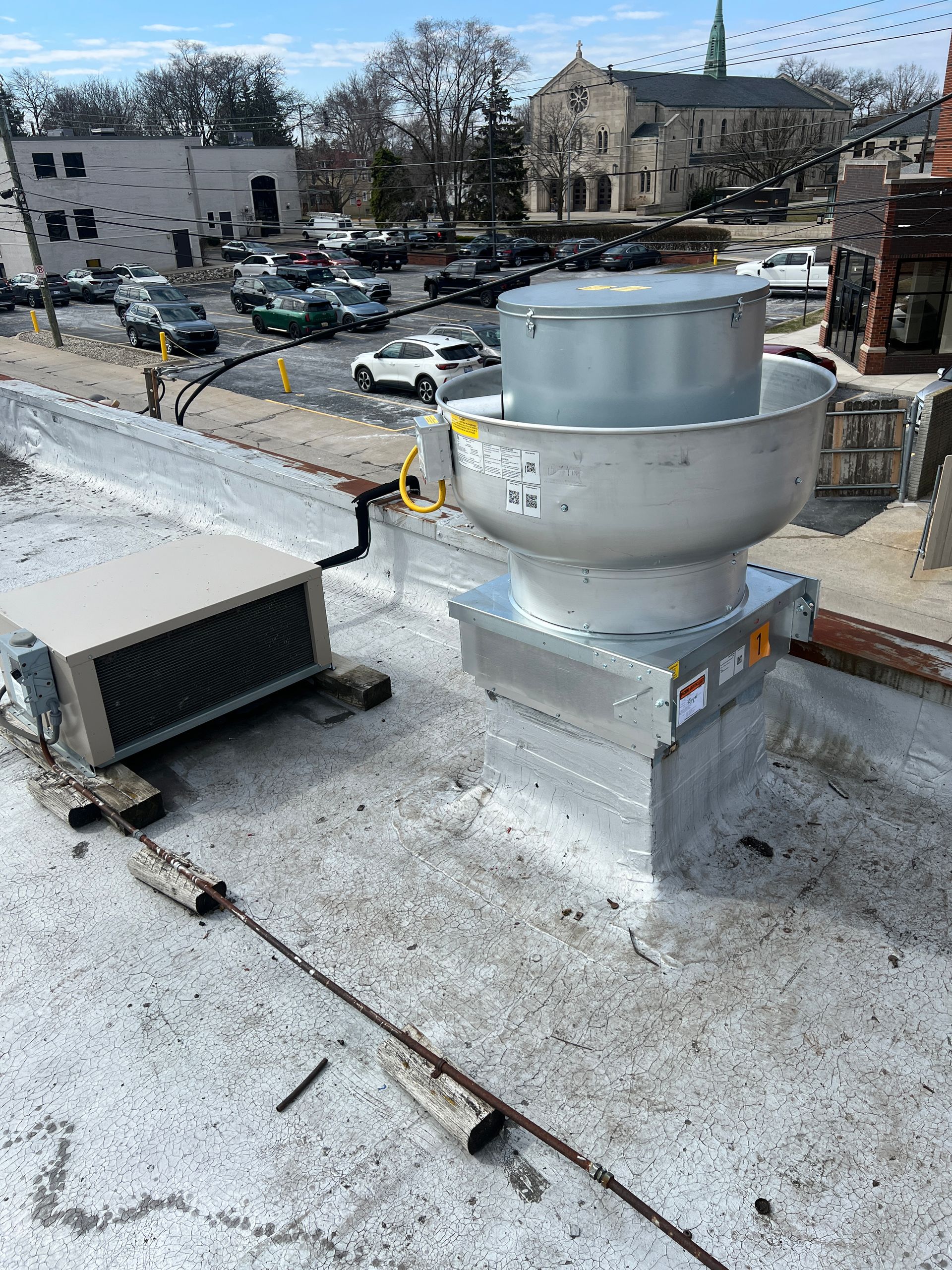 Commercial kitchen mechanical work completed in Royal Oak, MI
