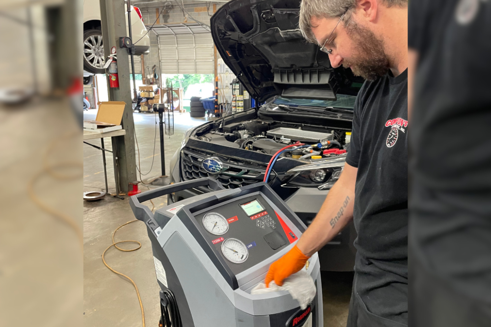 Car a/c services, auto repair in Charlotte, NC, at Compton's Automotive Inc.