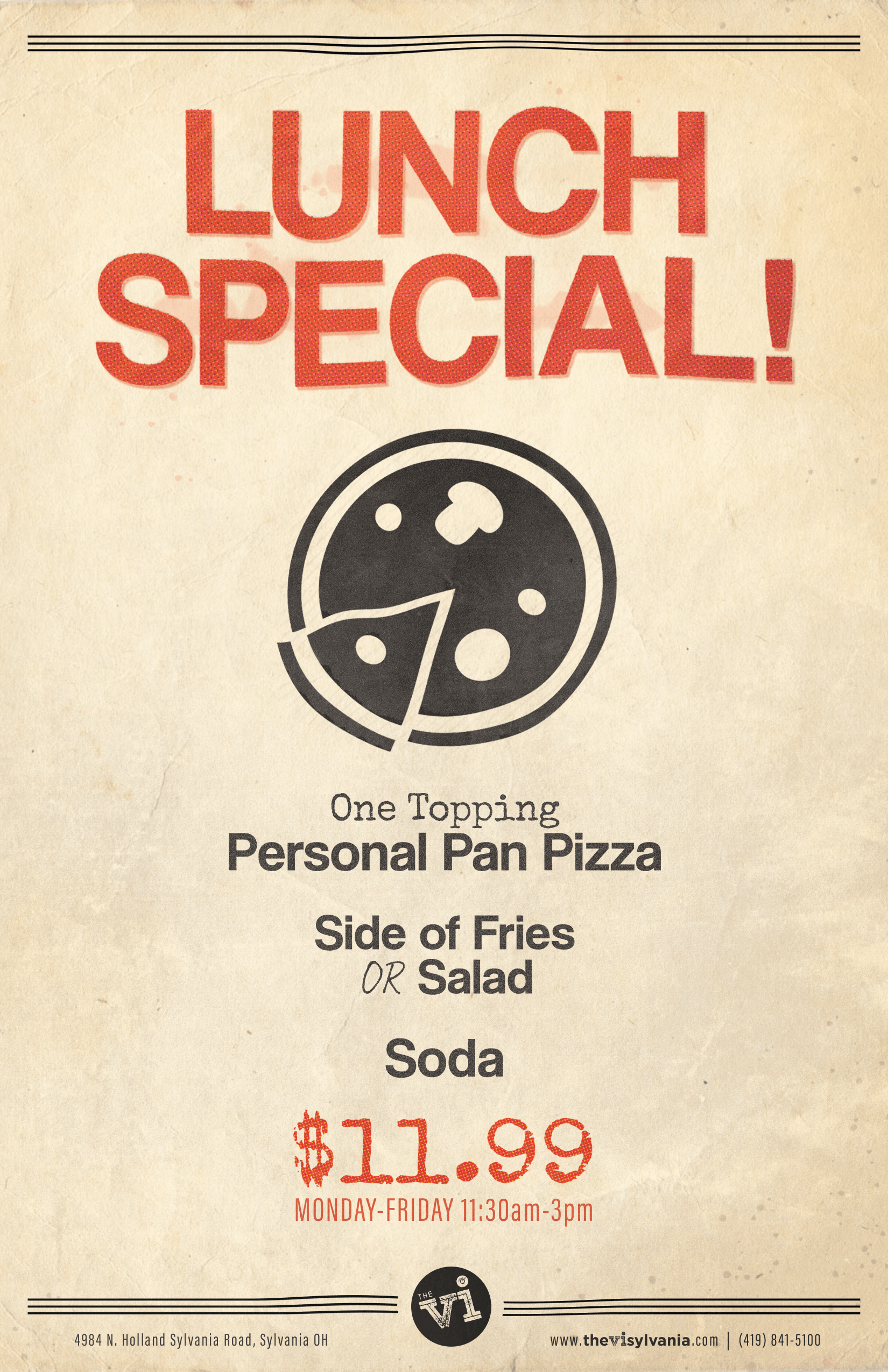The Village Inn, Sylvania, Ohio - Lunch Special