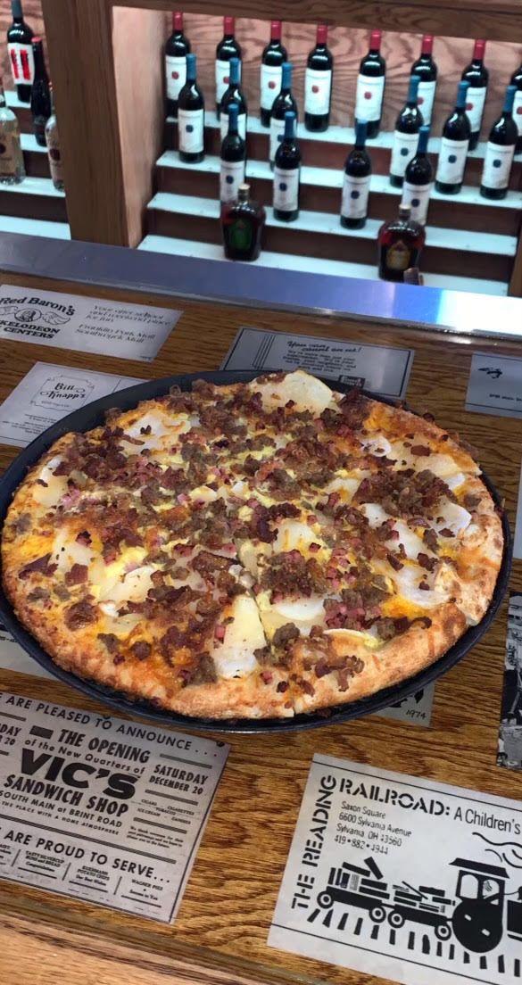 Pizza at the VI Sylvania, Ohio