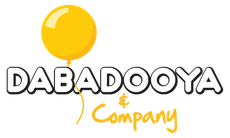 A Yellow Balloon Logo saying Dabadooya and Company