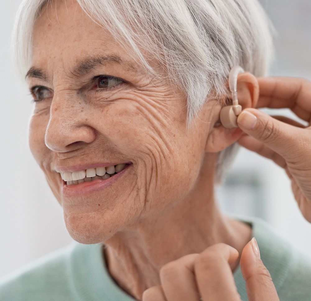 Elderly With Hearing Aids Elderly With Hearing Aids