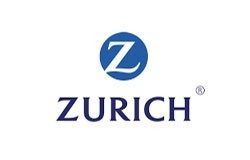 Zurich logo: blue circle with white “Z” above the word “ZURICH” in dark blue.