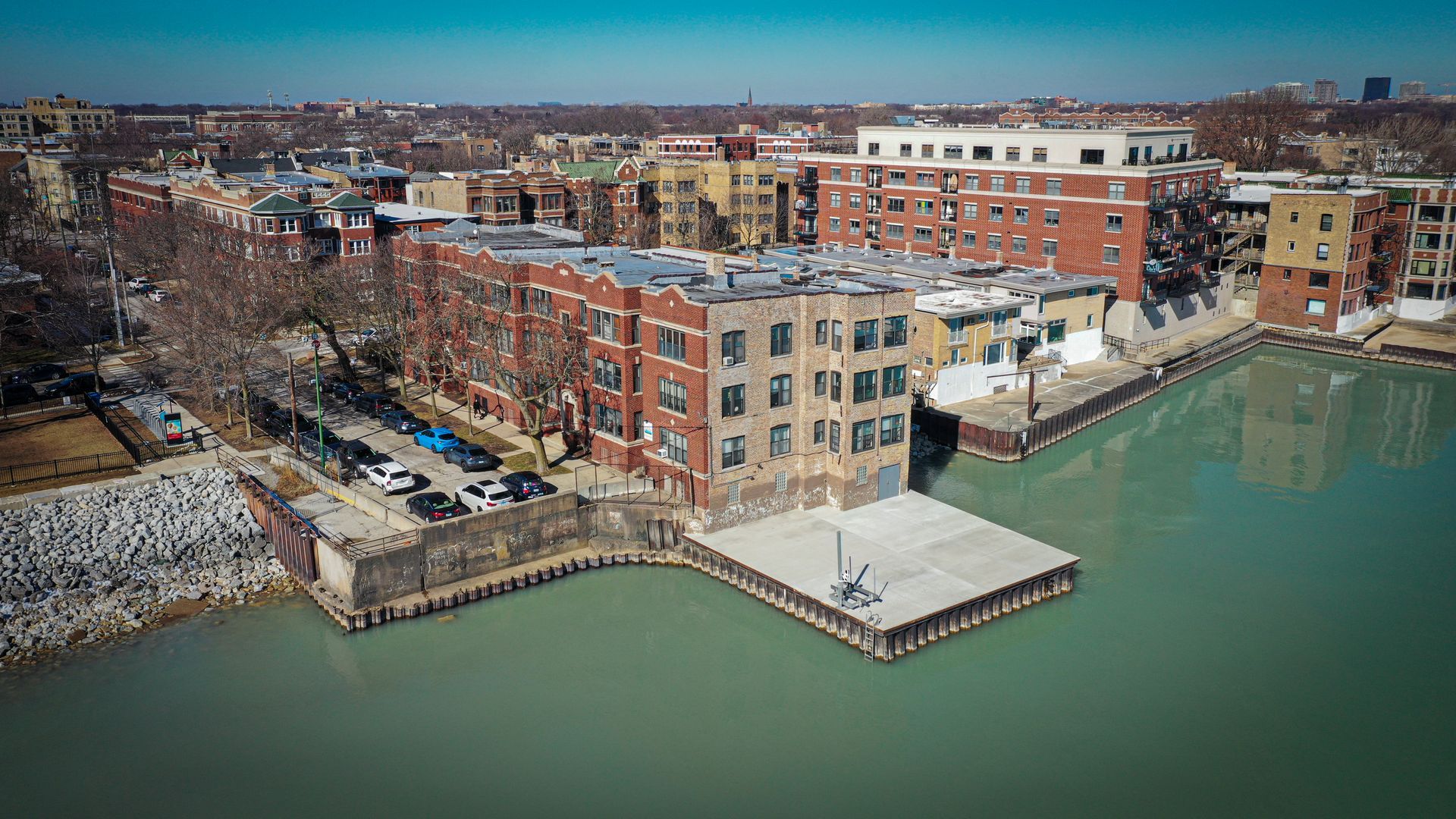 Howard Beach Apartments Aerial Exterior