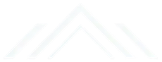 Lignes abstraites bleu pâle évoquant des montagnes sur fond blanc